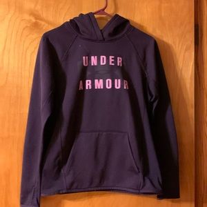 Purple Under Armour hoodie